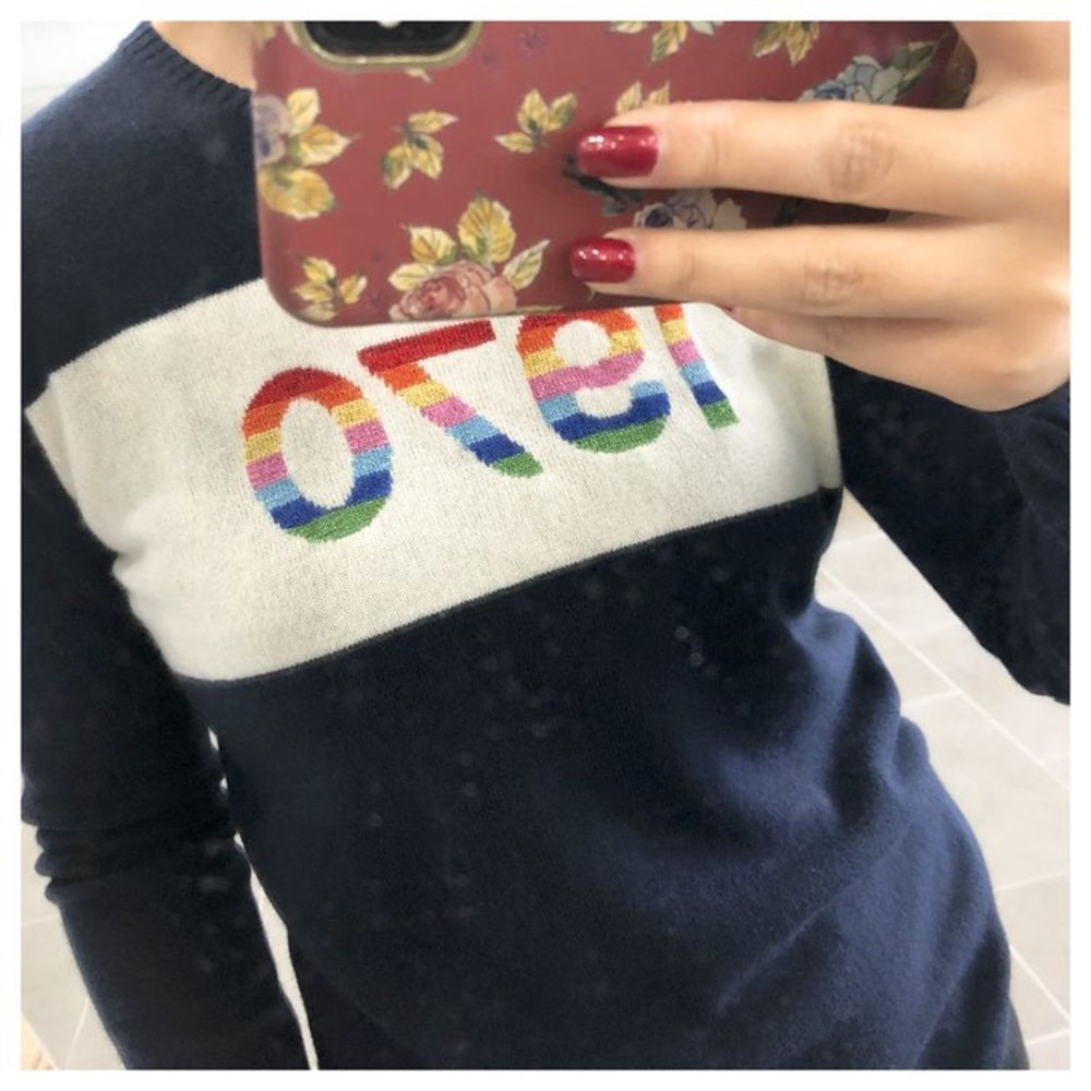 Bella Freud  Wool sweater BFCL00JM40-NAVY